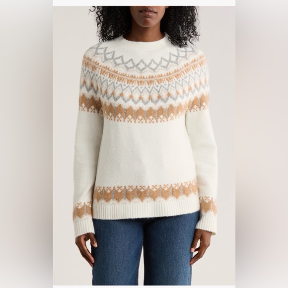 DKNYC Sweaters - NWT DKNY Jeans Women's Fair Isle Sweater SZ: XS